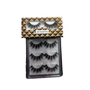 4 pairs - 3D Wispy Mink False Eyelashes